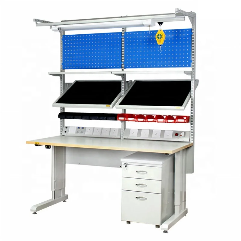 Assembly Production Line Use Industrial Lab Workbench Woodworking Benches