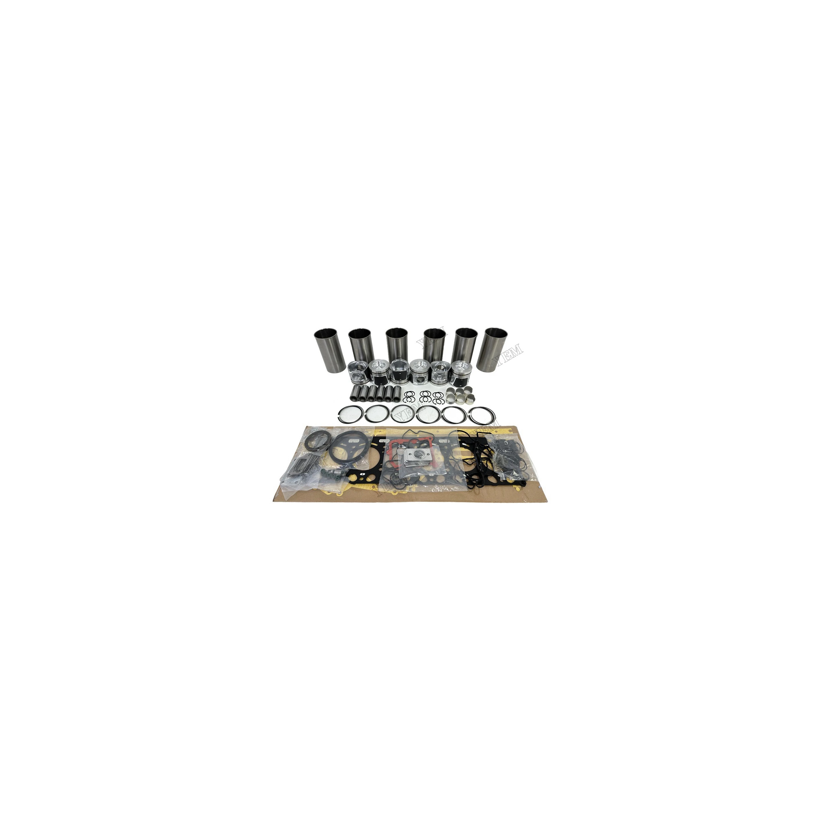 Overhaul Kit With Gasket Set Compatible for Volvo D6E Engine Parts