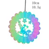 Curved edge multi-circle fairy/Plated wind chimes