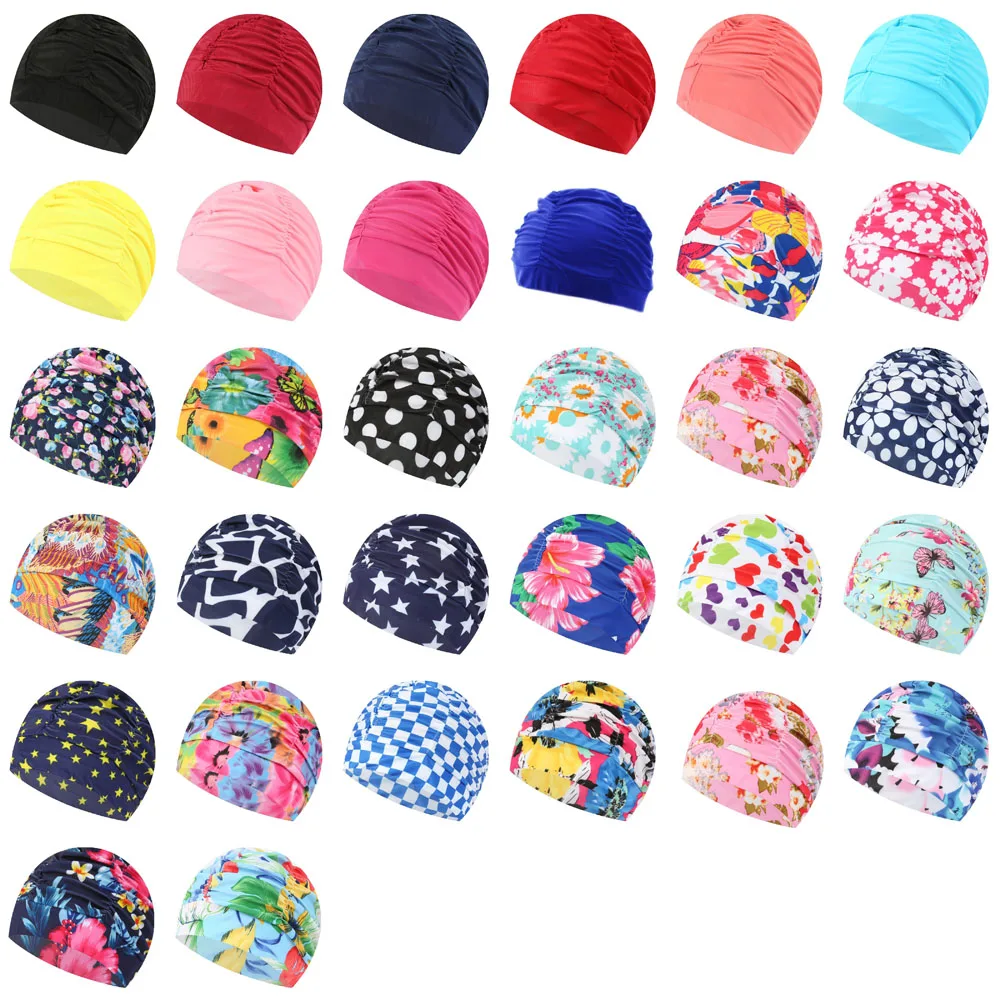 Swimming Hat Women Unisex Girls Long 