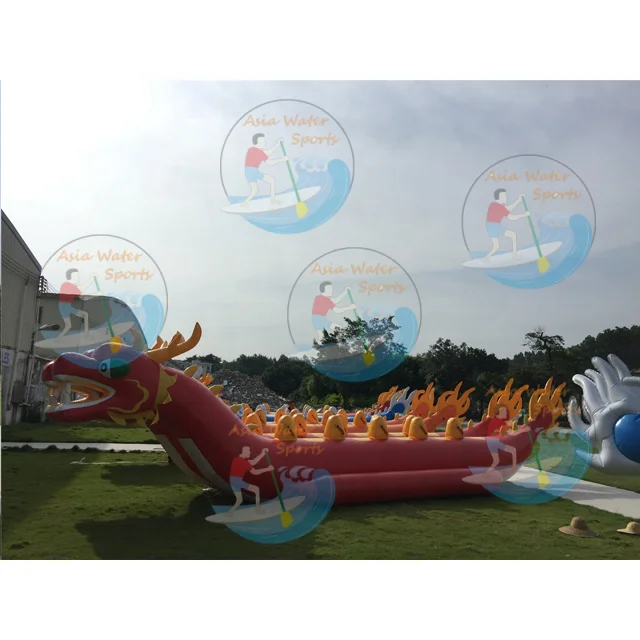 Towable Watersports Inflatable Tube - 3 Person - Red