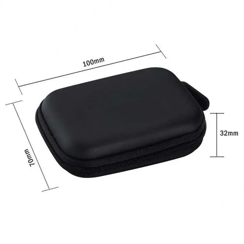 product laudtec custom logo soft lining storage bag waterproof eva shockproof earphone case light weight zipper special purpose handbags-2