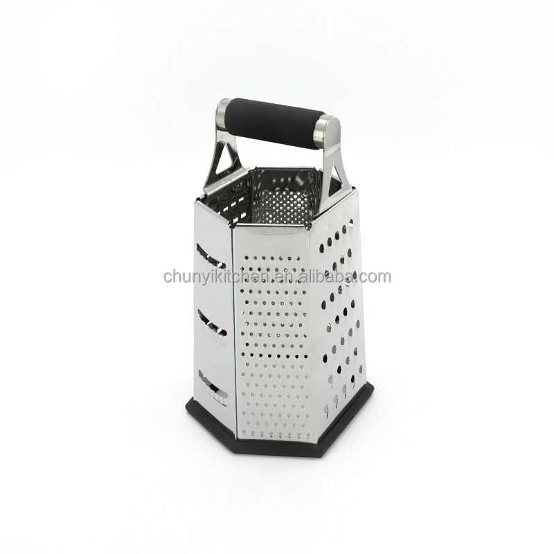 Buy four-way grater - Professional kitchen utensils - Stainless steel  kitchenware Largo 18cm