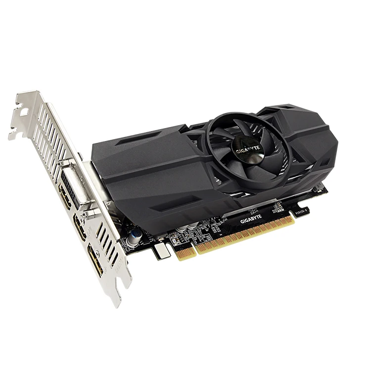 Used GIGABYTE NVIDIA GeForce GTX 1050Ti OC Low Profile 4GB PCIe
