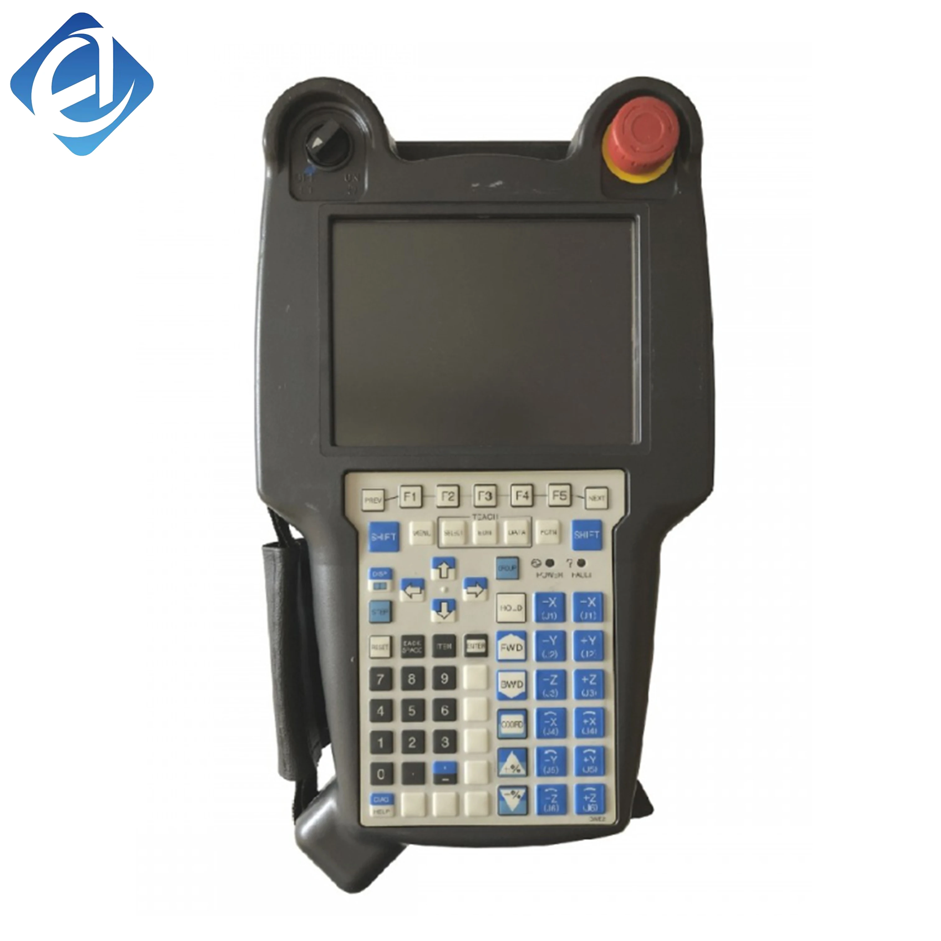 New Original A05B-2518-C202 This robot teach pendant belongs to A05B‑2518 series for  industrial robot control systems. It performs robot programming, manual operation and real‑time status monitoring functions.