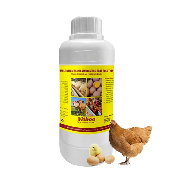 Chicken Anti-stress Additives Multivitamins Powder for Animals Vitamin Acid for Poultry