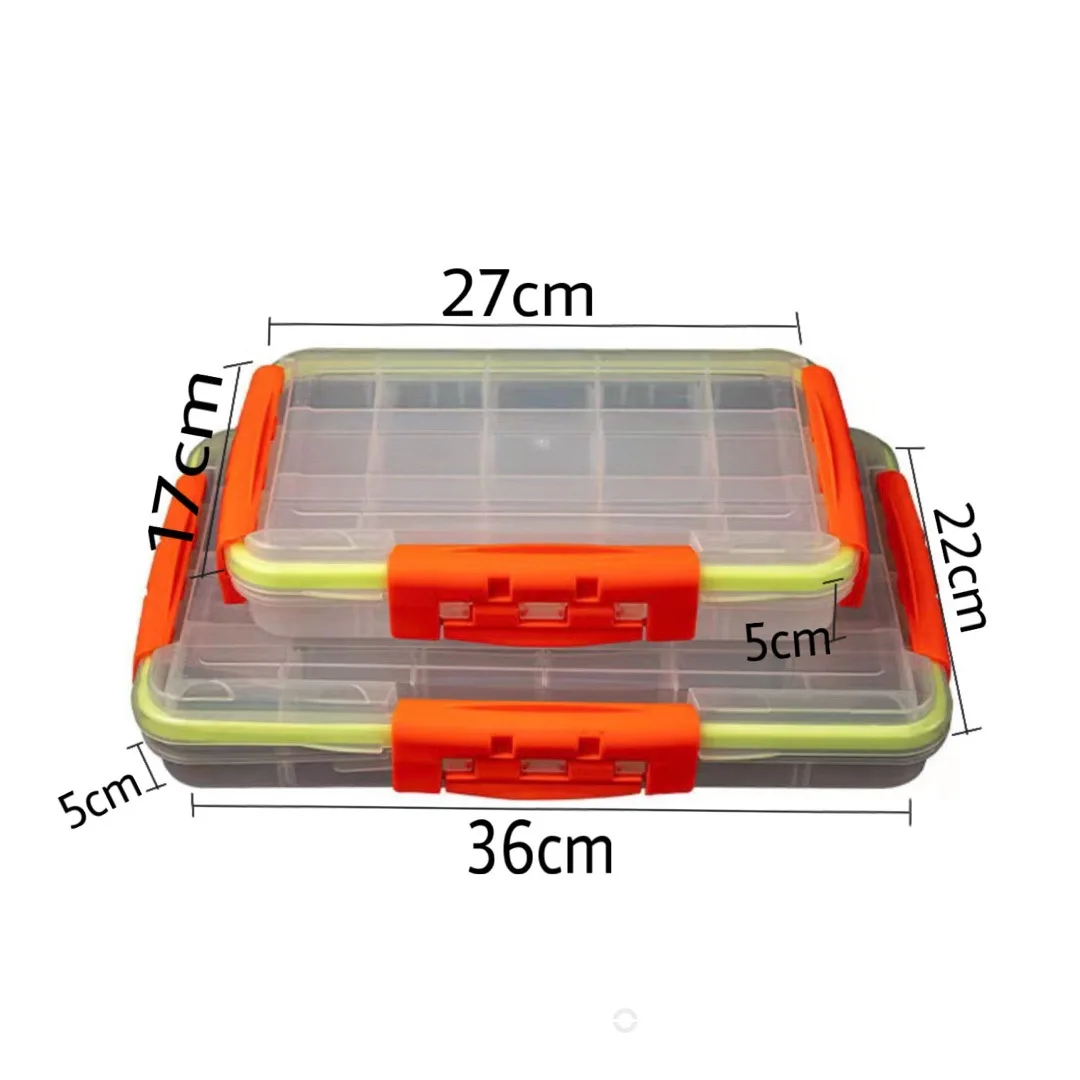 Waterproof Tackle Box, 3700 Tackle Tray, Snackle Box Container With  Dividers, Lure Organizer Box Fishing Storage Box