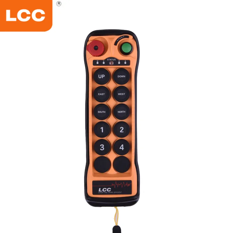 Q1000 Universal 10 Buttons Single Speed Industrial Radio Wireless Winch Radio Remote Controls