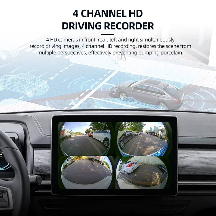 Wemaer 360 Panoramic Camera 2D 3D Bird View HD Car DVR Surround View Around Monitoring 360 Degree Birdeyes View Car Camera supplier