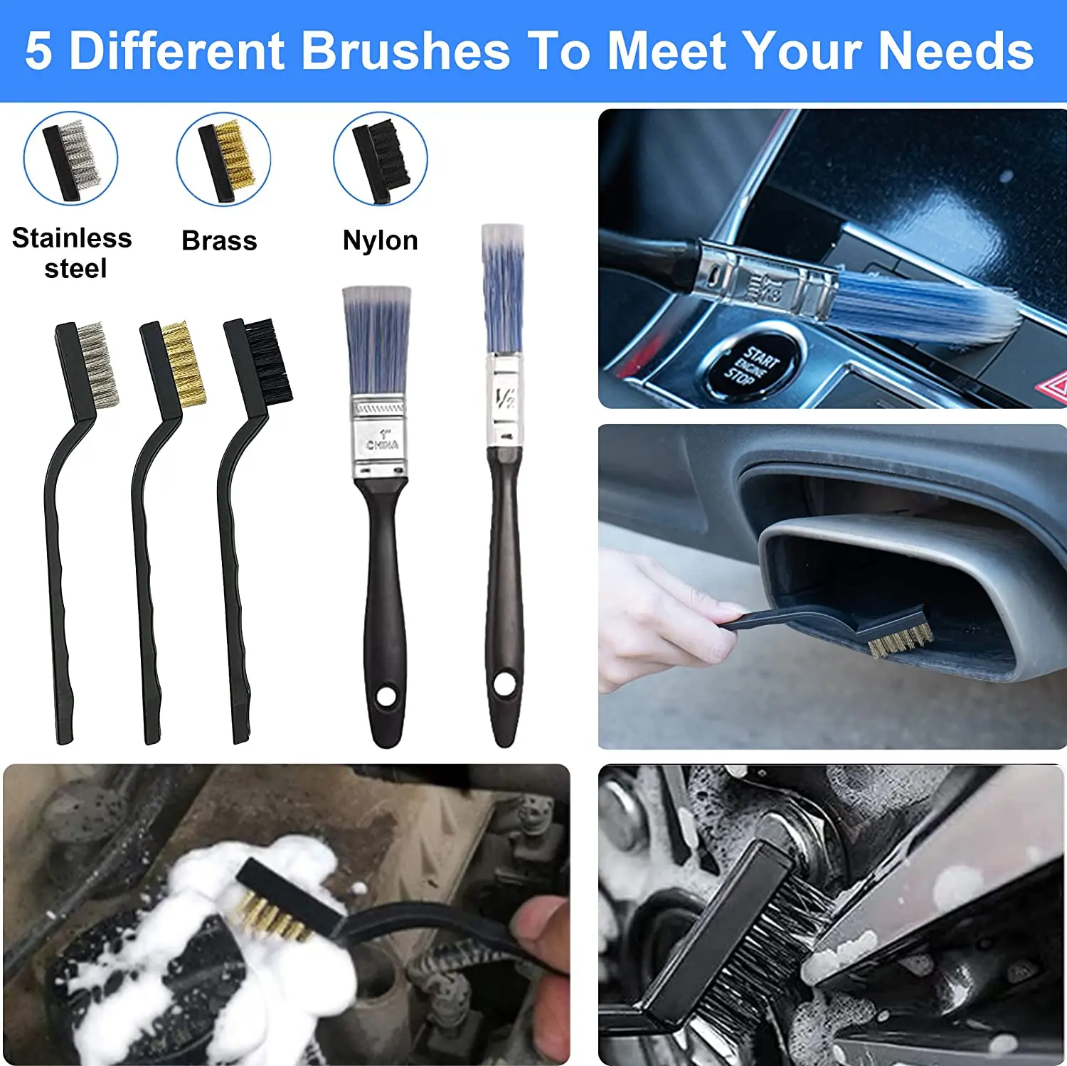 Multifunctional Car Washing Kits Vehicle Clean Products Microfiber