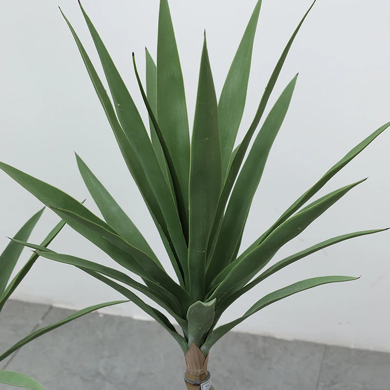 Duofu горячее искусственное зеленое растение сизальное дерево Агава большой горшок для гостиной украшение гладиолус комнатное 80 см