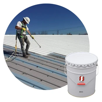 High Quality Thermal Insulation Waterproof Roof Coating Paint Acrylic Liquid Spray Application for Building