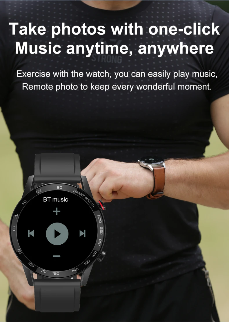 Take photos with:one- click, Music anytime, anywhere, Exercise with the watch, you can easily play music, Remote photo to keep every wonderful moment.jpg