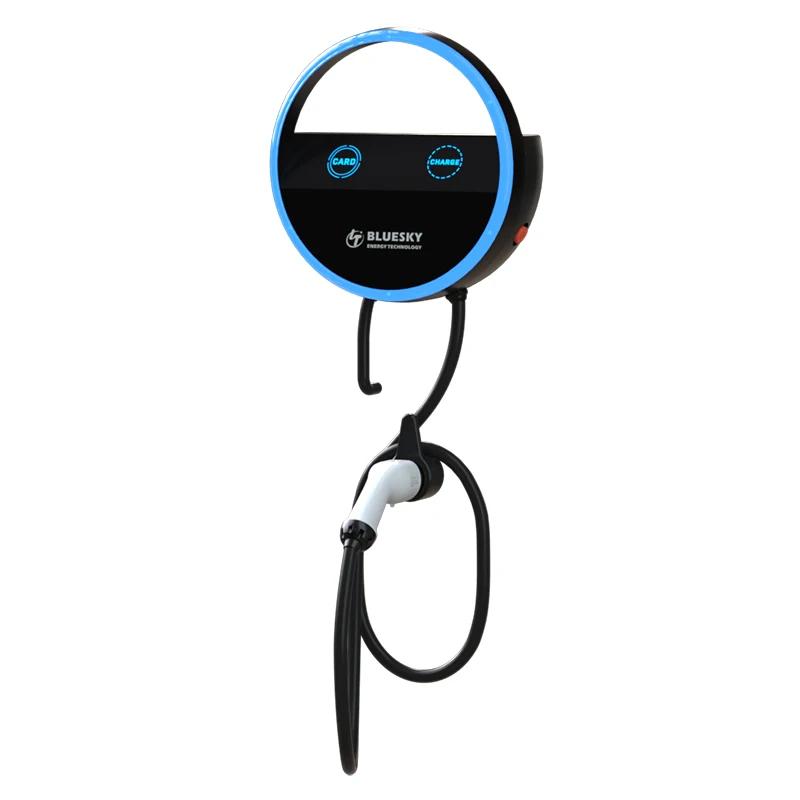 Bluesky 7kw 22kw Ev Charging Station Home Electric Vehicle Charger Ev