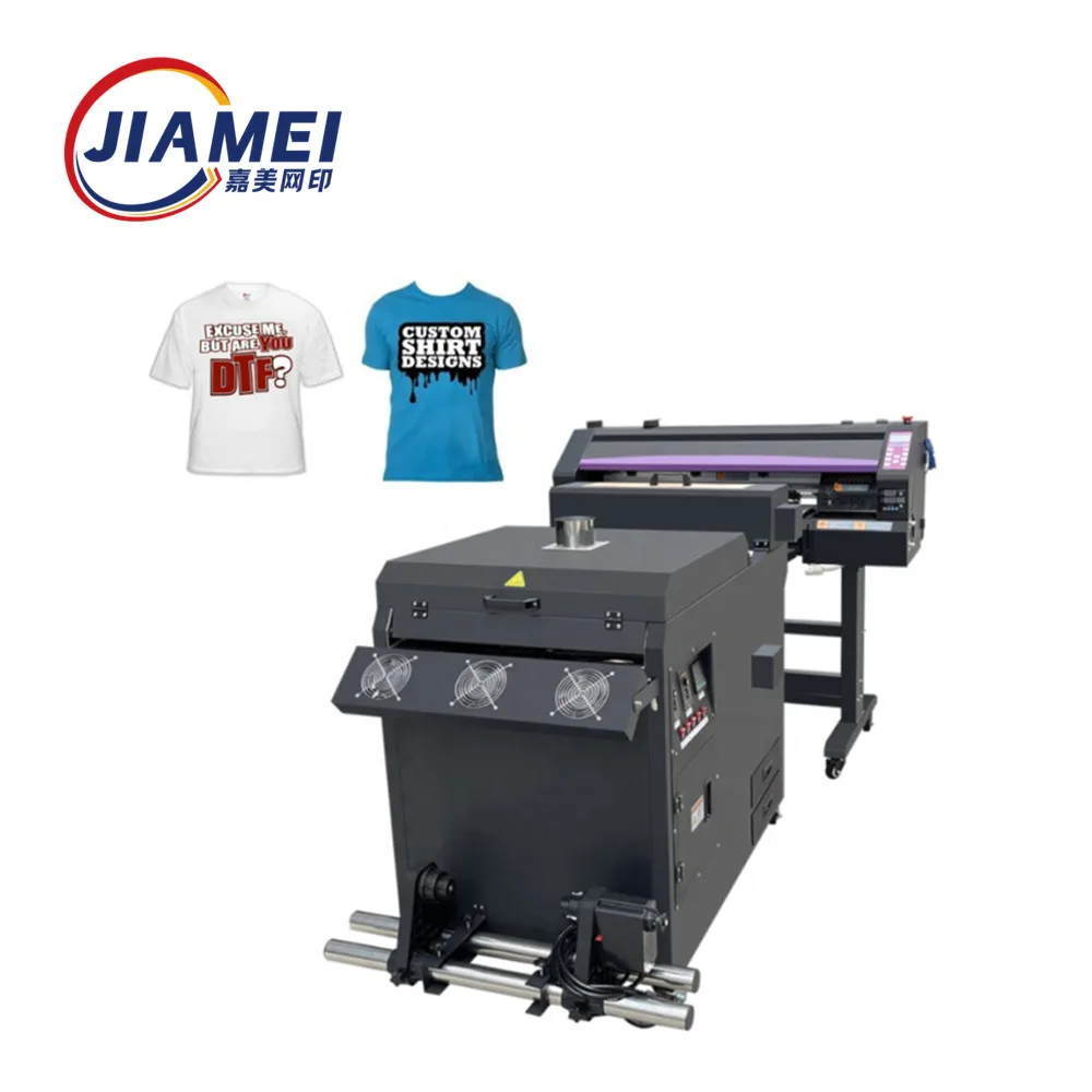 24in(60cm) DTF Printer Direct to Film Transfer Printer DTF Transfer  Printing Machine with Powder Shaker and Dryer Powder Shaking Machine for  T-shirt