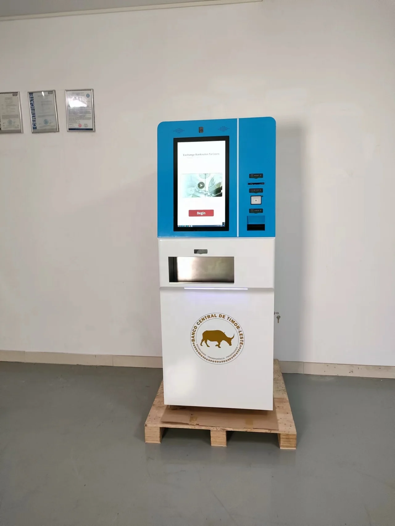 自動外貨両替機電子マネートランザクションATM請求書受け取りキオスク