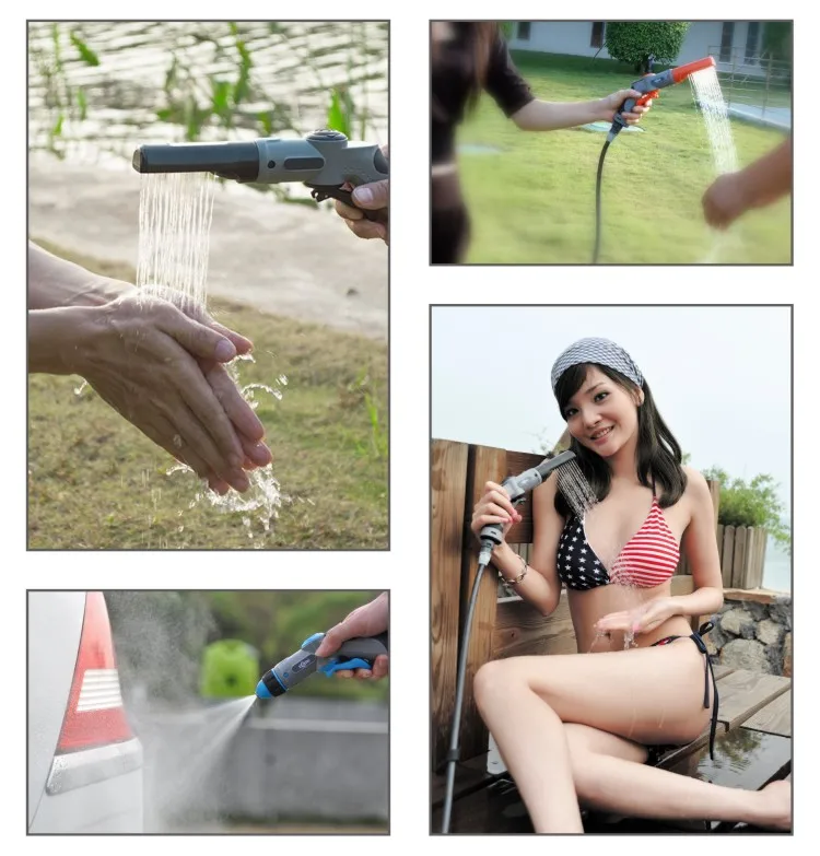 Mesh Accessories Pocket Multifunction Portable Pressure Washer with 15L Water Tank  for Camping Cleaning Boating details