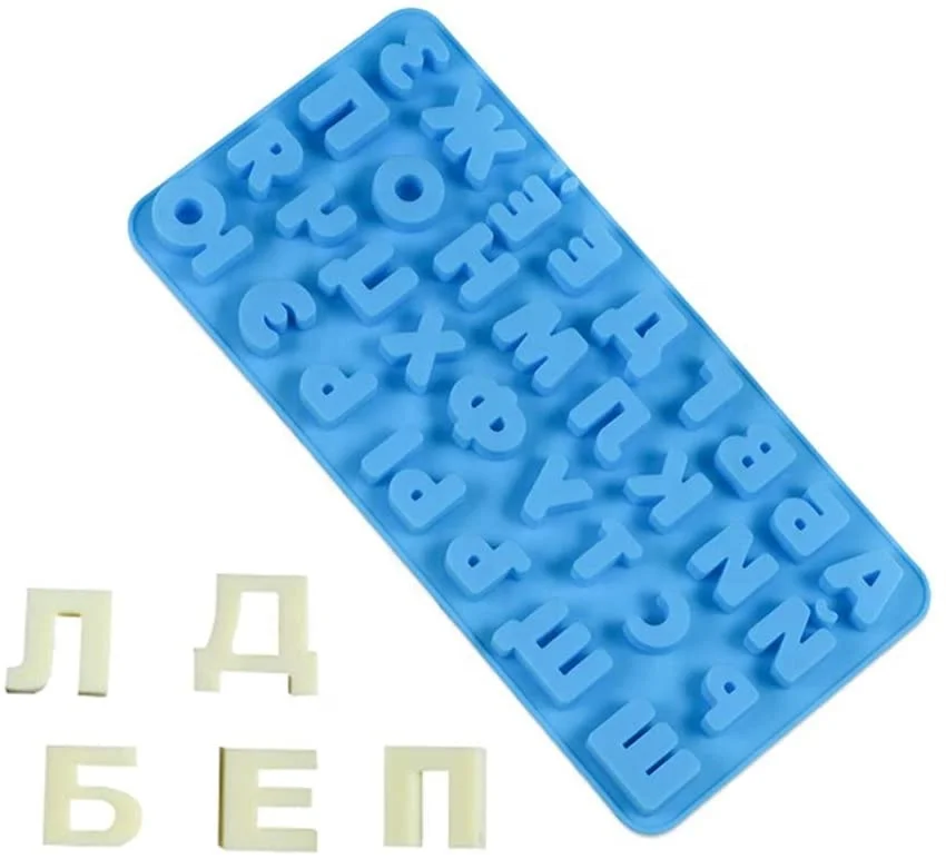 Chocolate Mold: Letters