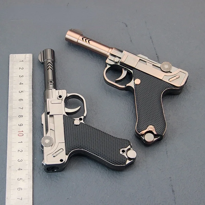 Jiaxin Creative German Luger Pistol Cigar Lighters Gun Shaped Butane