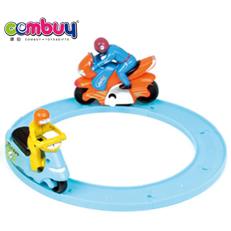 Цепная рельсовая игра мини мотоцикл игрушка небольшие заводные