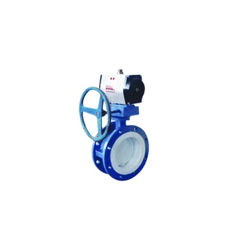 Manual regulating type cast steel flanged expansion butterfly valve