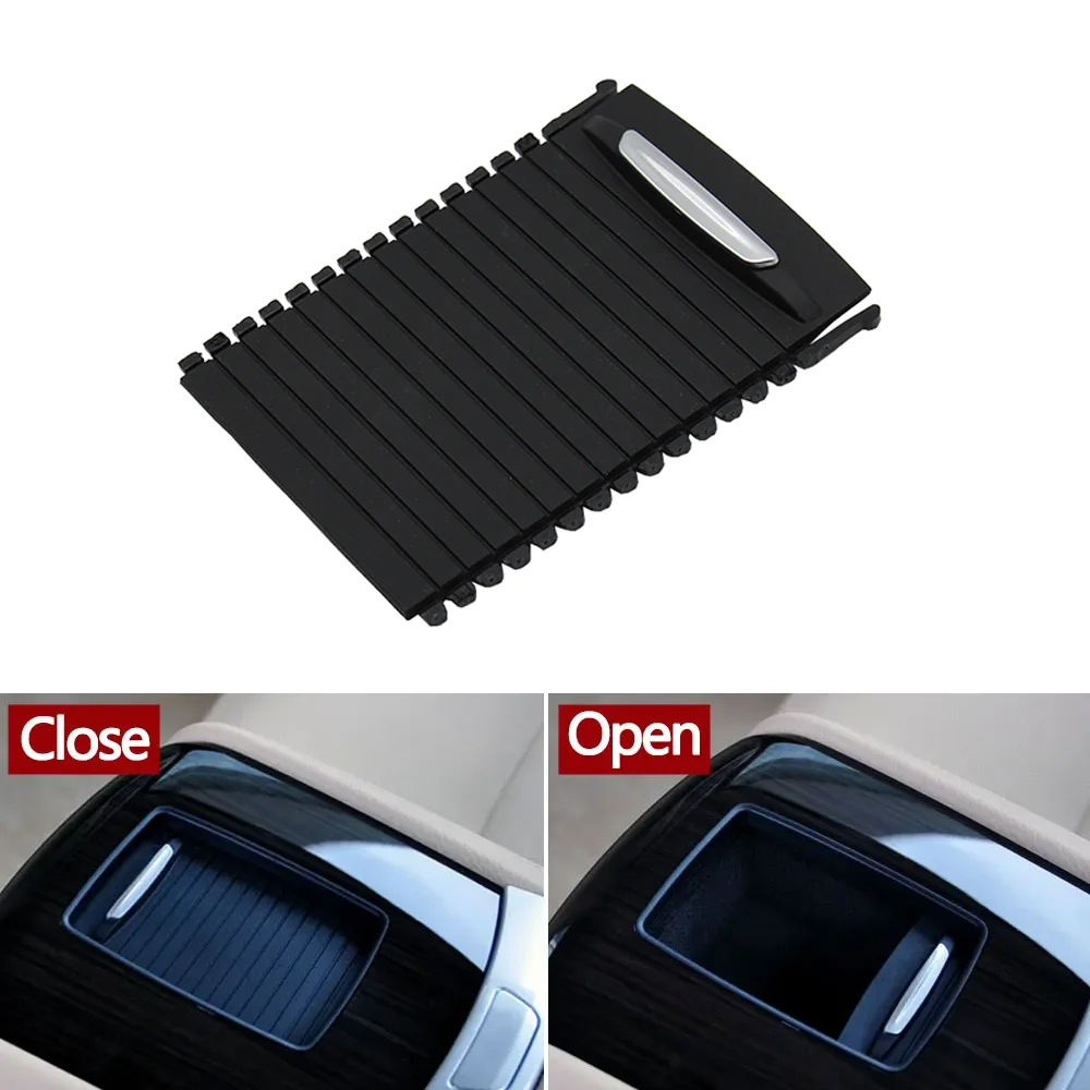 Car Rear Drink Cup Holder Rolling Curtain Cover Trim Blind Shutter For ...