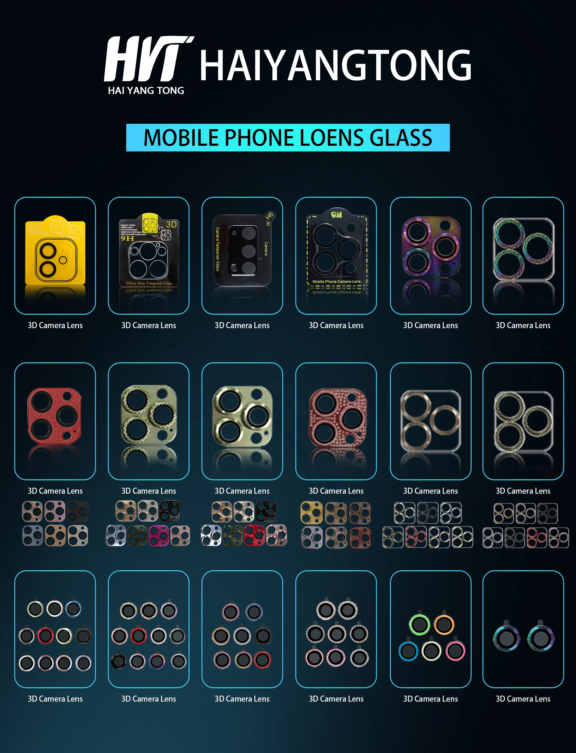 For Iphone 12 11 Camera Lens Protector Diamond Tempered Glass Screen