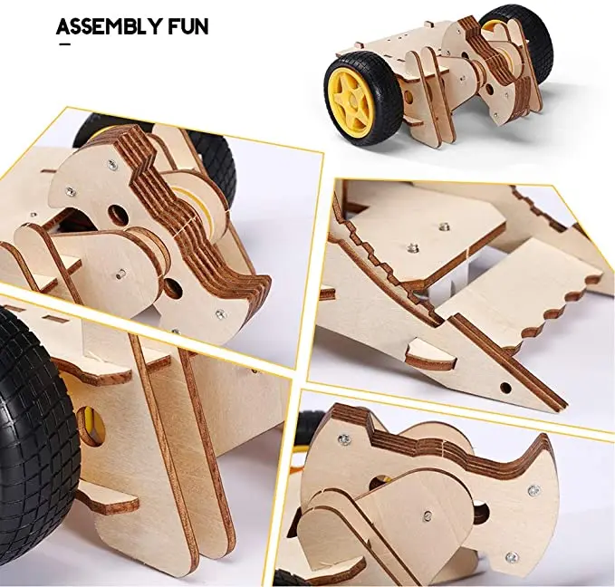 Sealand Battlebot Wooden Remote Robot Rc Building Kit Wooden Puzzle