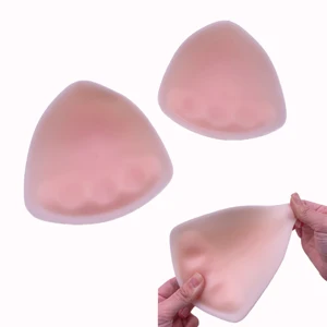 Medical Soft Non-Stick Silicone Bra Pads Lifting Push up Reusable Non-adhesive Padding Breast Enhancer Insert Pad for Swimsuit
