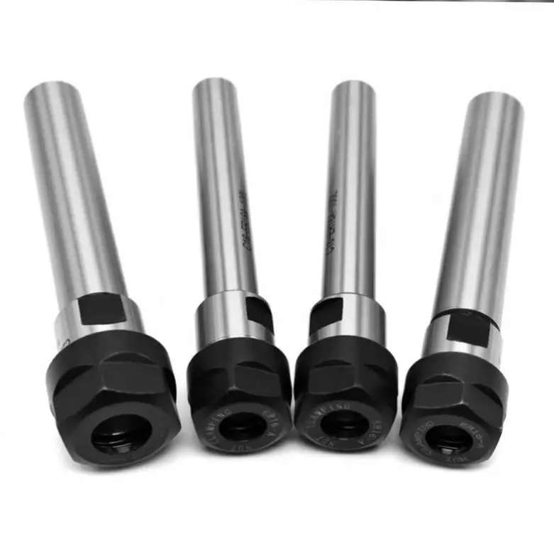 TEBAK Milling Machine Tool Straight Shank C8 C10 C12 C16 C20 C25 for ER8 ER11 ER16 ER20 Mini Nut Straight Shank Collet Chuck