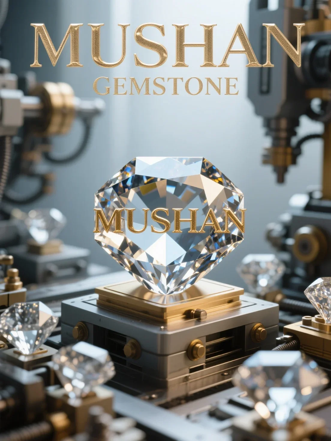 MUSHAN Jewelry Factory Grade 6ct GRA Moissanite Rings Women Heart Style Colorful Gemstone 925 Sterling Silver Ring Jewelry
