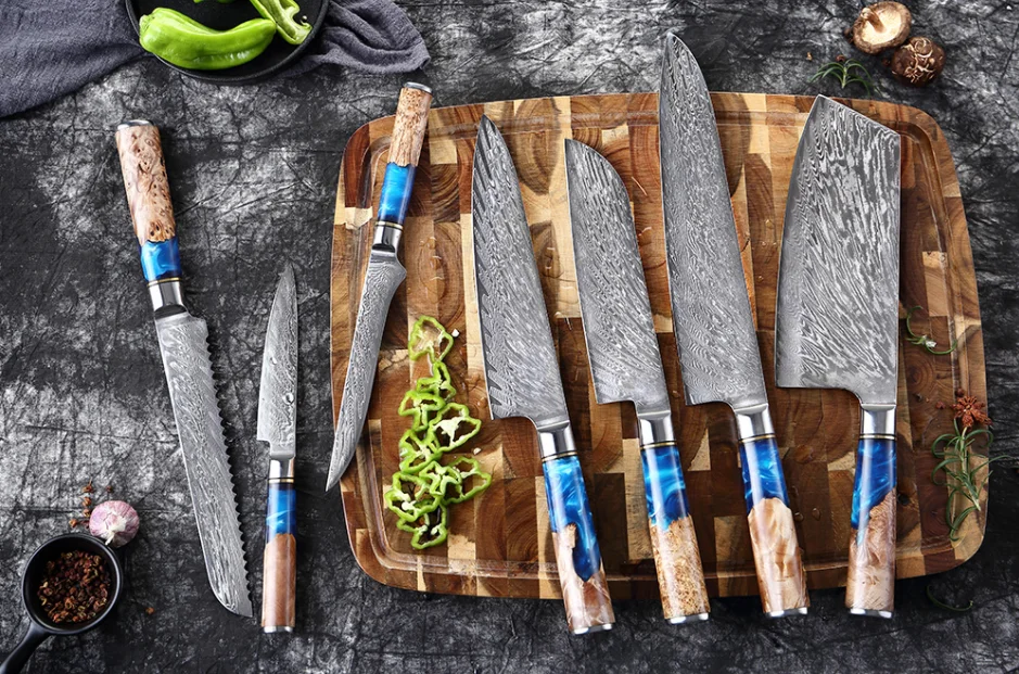 FULLHI Gemüsemesser 3,5 Zoll – Japanisches Küchenmesser Aus Edelstahl, Mit Scheide, Rutschfester Griff