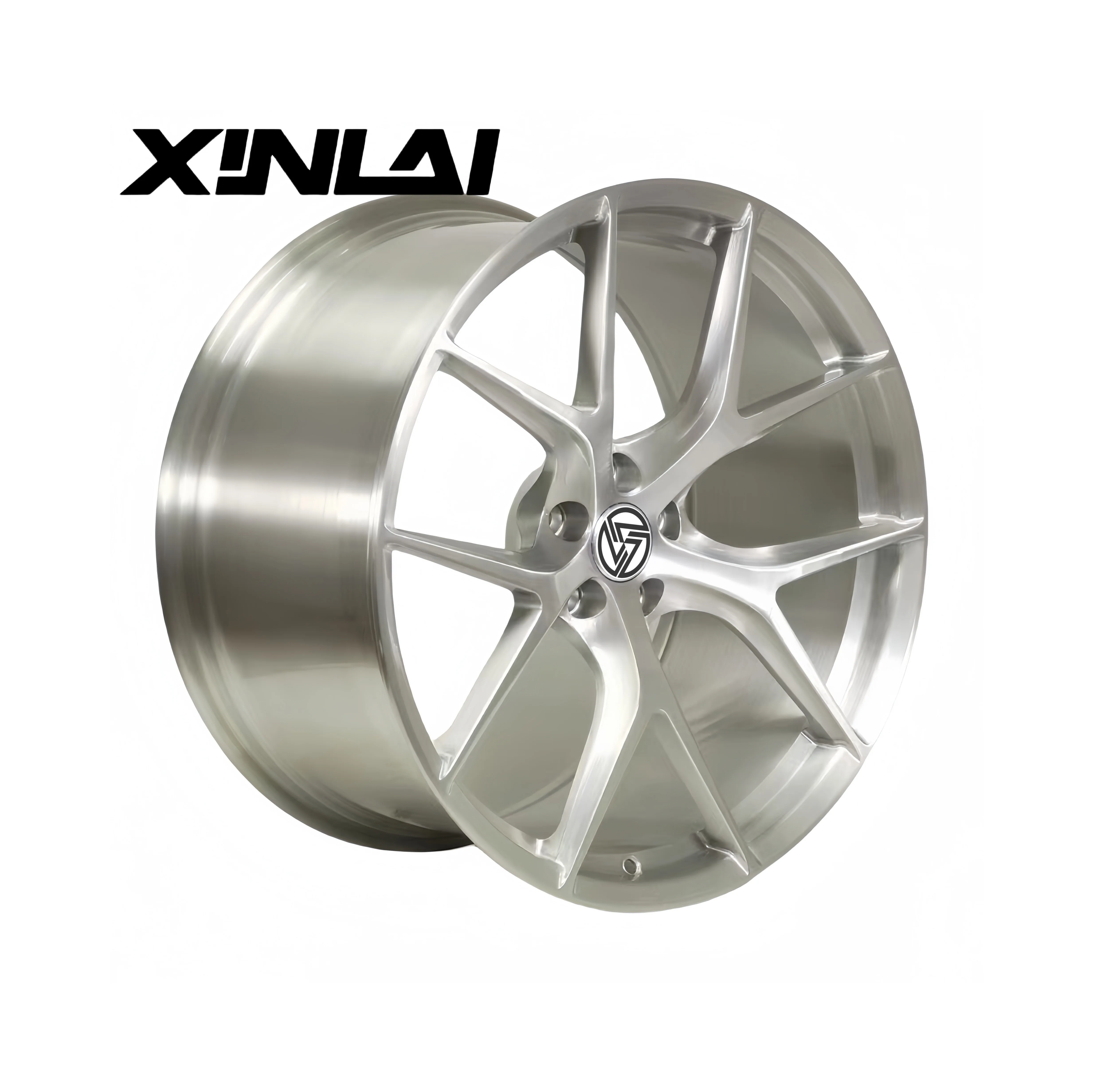 XINL Forged Wheels Custom Deep Concave 5X120 5X114.3 5X112 High Grade Light Weight Brushed Sliver New Fit for for Benz Audi - Image 1