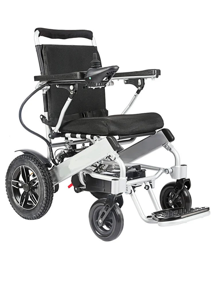 Hot Sell Aluminum Foldable Power Wheelchair With Motor Controller And Lithium Battery clutch to adjust manual/electric-BZ-E03 supplier