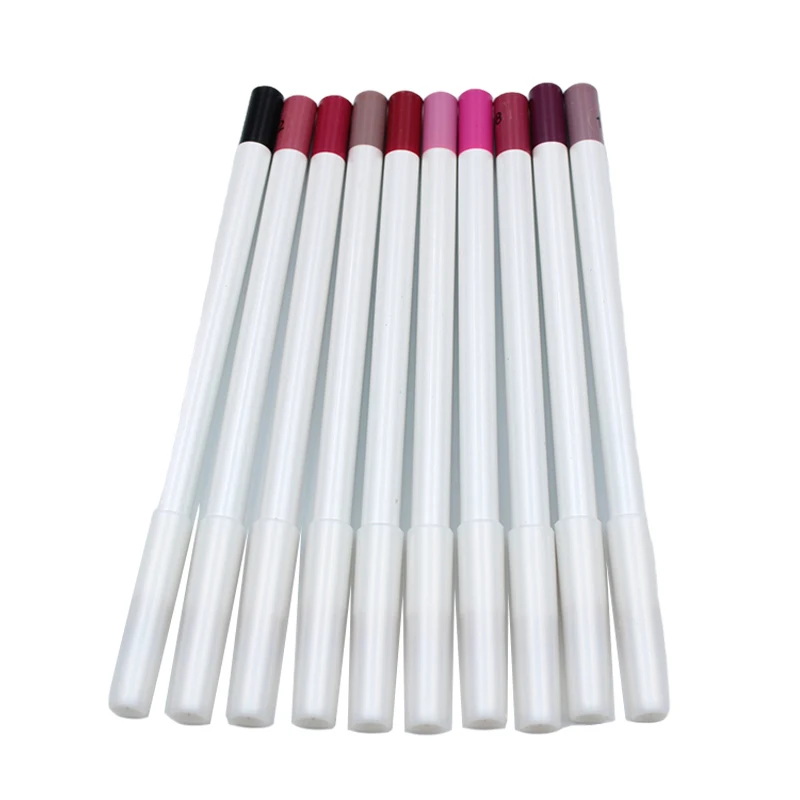 Высококачественный стойкий Водостойкий карандаш для губ, фирменная этикетка, сексуальный темно-коричневый карандаш для губ