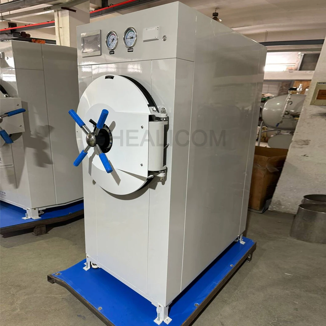 Hospital Instruments Pulse-Vacuum System & Auto-Drying Horizontal Cylindrical Pressure Steam Sterilizer