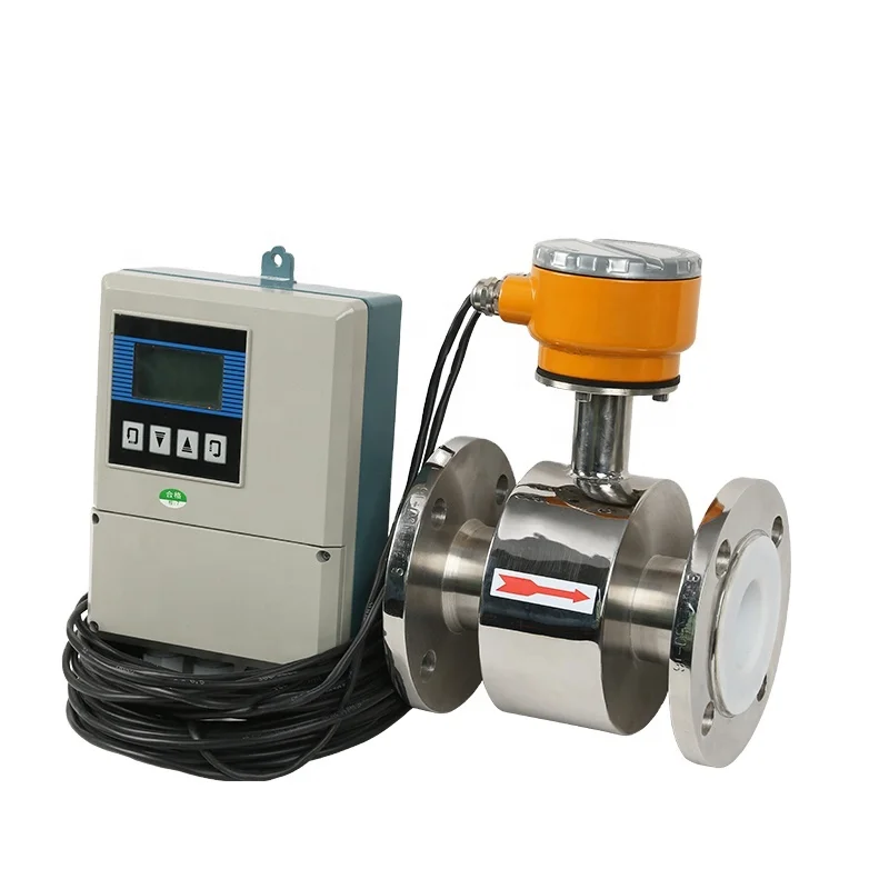 Electromagnetic Flow Meter Water Remote  Type 4  20ma Output Suppliers 8 Inch Concrete Chemical Liquid Flow Meter