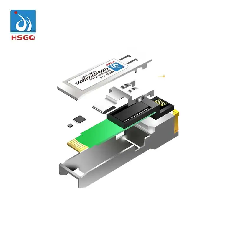HSGQ Fiber Optical Transceiver Module 10/100/1000Base-T Copper Sfp Module for Cisco / Mikrotik / Ubiquiti