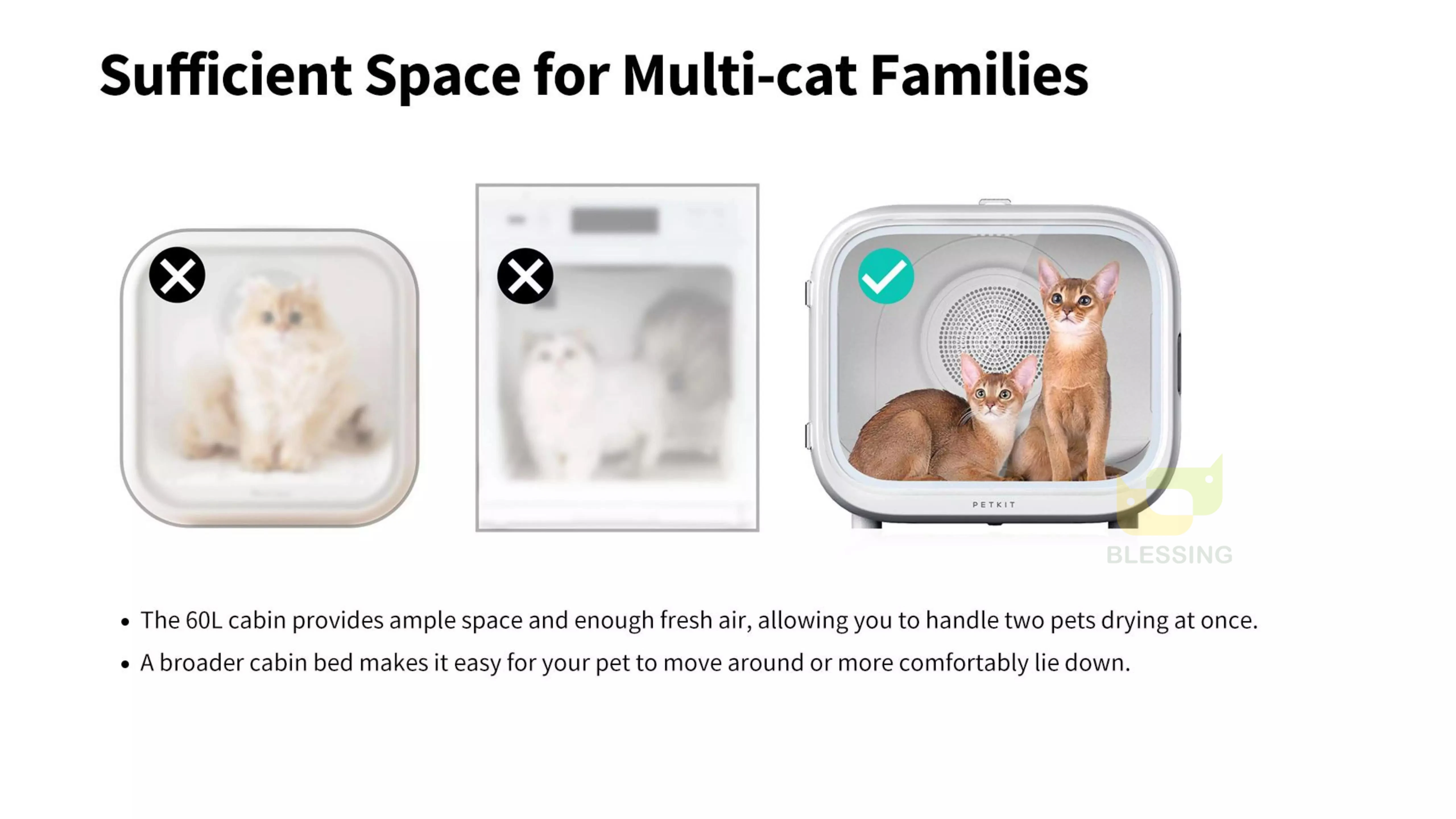 Petkit Airsalon Max Automatic Pet Drying Cabin Cat Dryer Box Smart