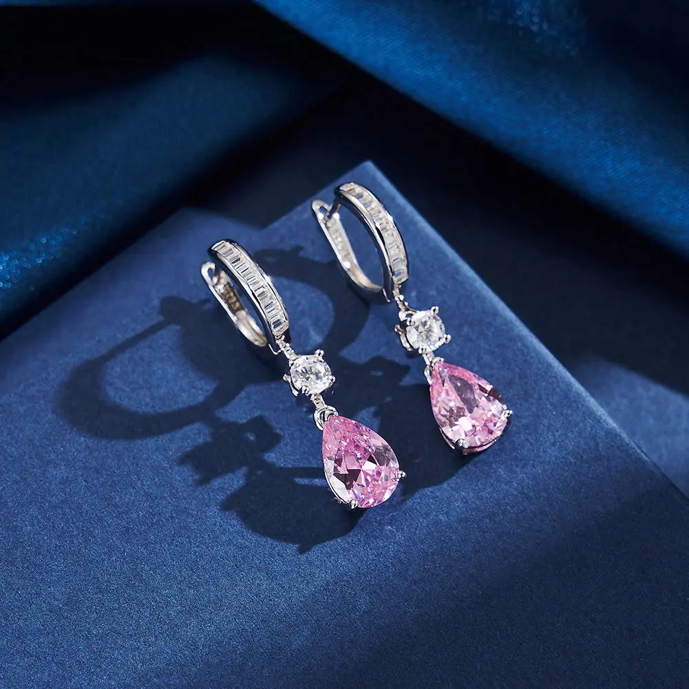 Orecchini A Fiocco In Argento 925 | Zircone Cubico | Misura 2,2x2,3 Cm | Delicati E Carini