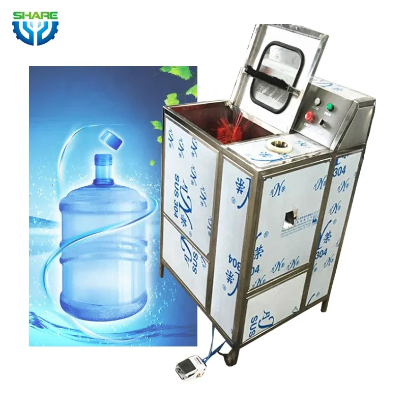 Автомат по производству пластиковых бутылок ballels чистки стиральная машина с coveyor Щетка 5 галлона баррель стиральная машина щетка