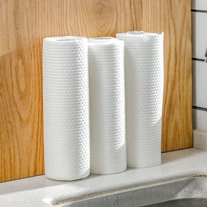 Reusable Kitchen Cleaning Cloth Washable Paper Towels for Dish Washing Reusable Cloth Wiping Rags Clean Paper Cloth