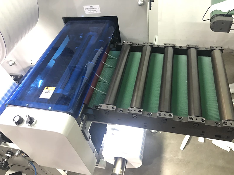 High Speed Intermittent Roll to Sheet Rotary Label Die Cutting Machine with Slicing Station