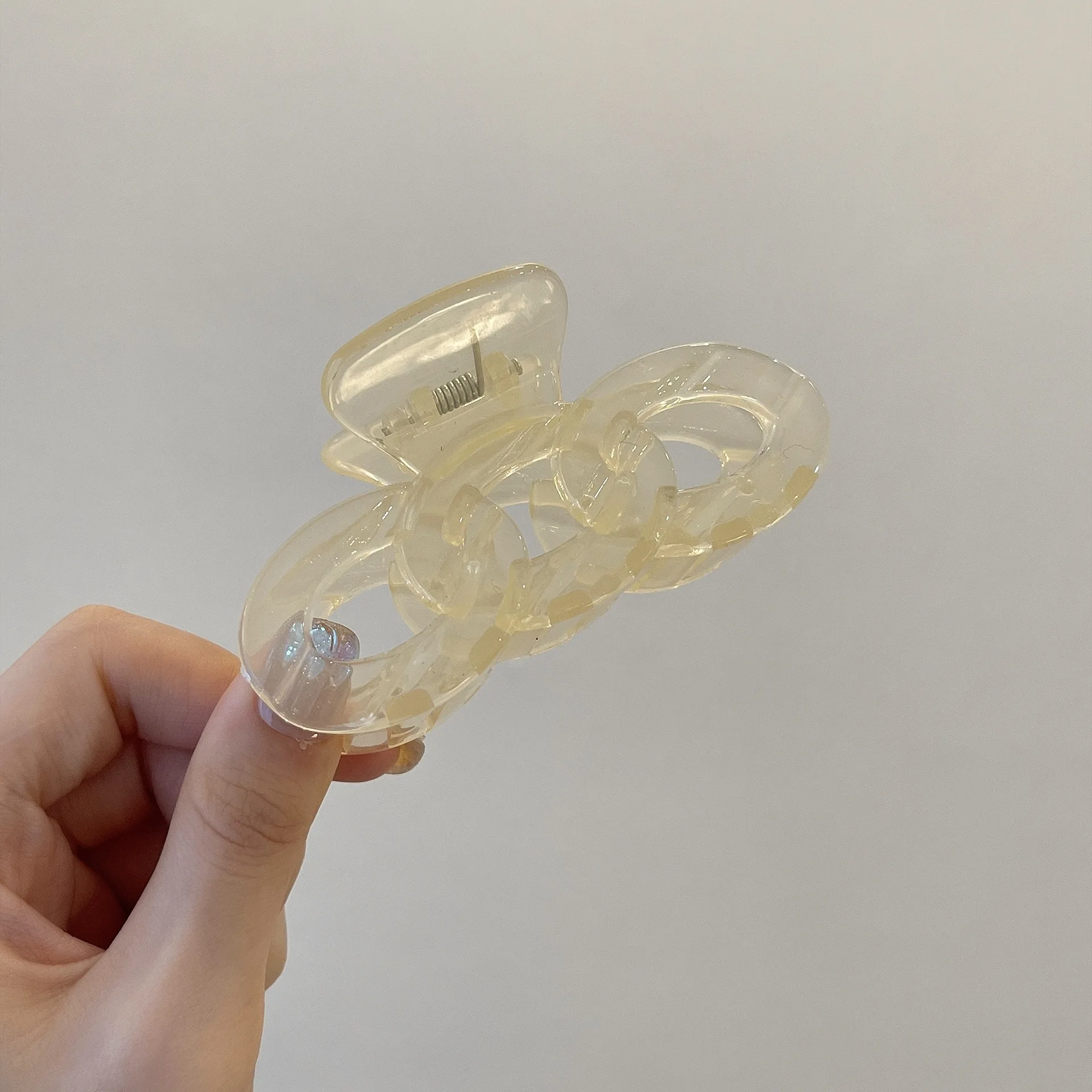 9 см корейский Ins Лидер продаж корейские аксессуары для волос заколки элегантный пластиковый зажим