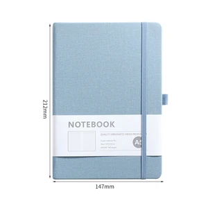 Hardcover Notebooks Custom Promotional A5 Business Lined Journals Notebook PU Leather with Logo 192 Pages Thick Journal 5-7 Days