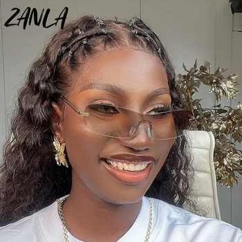 Shop Our Y2K Rimless Sunglasses Women Fashion Small Square