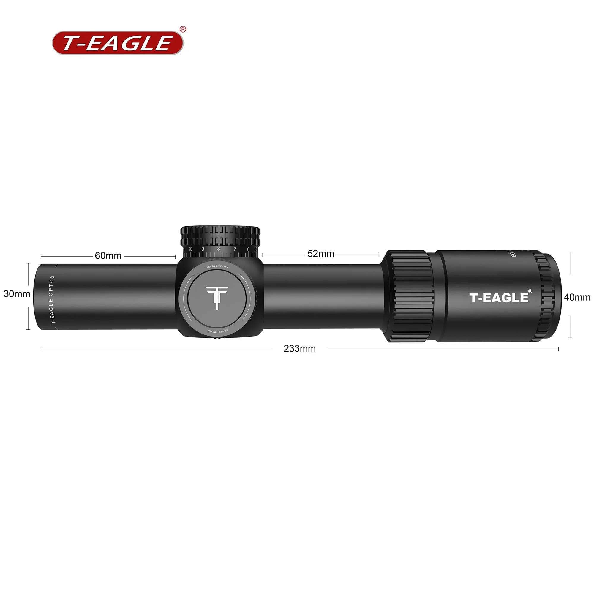 T-EAGLE EOS 1.2-6X24IR DE スコープ T-EAGLE EOS 1.2-6X24 IR SFP LPVO Riflescope
