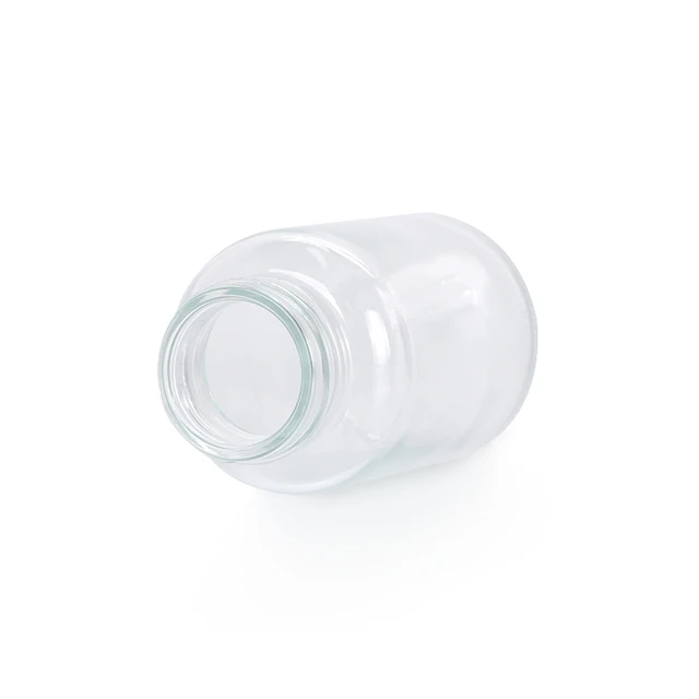 250ml Tablet Capsule Clear glass bottle medical multivitamin pill jars empty packaging glass bottles