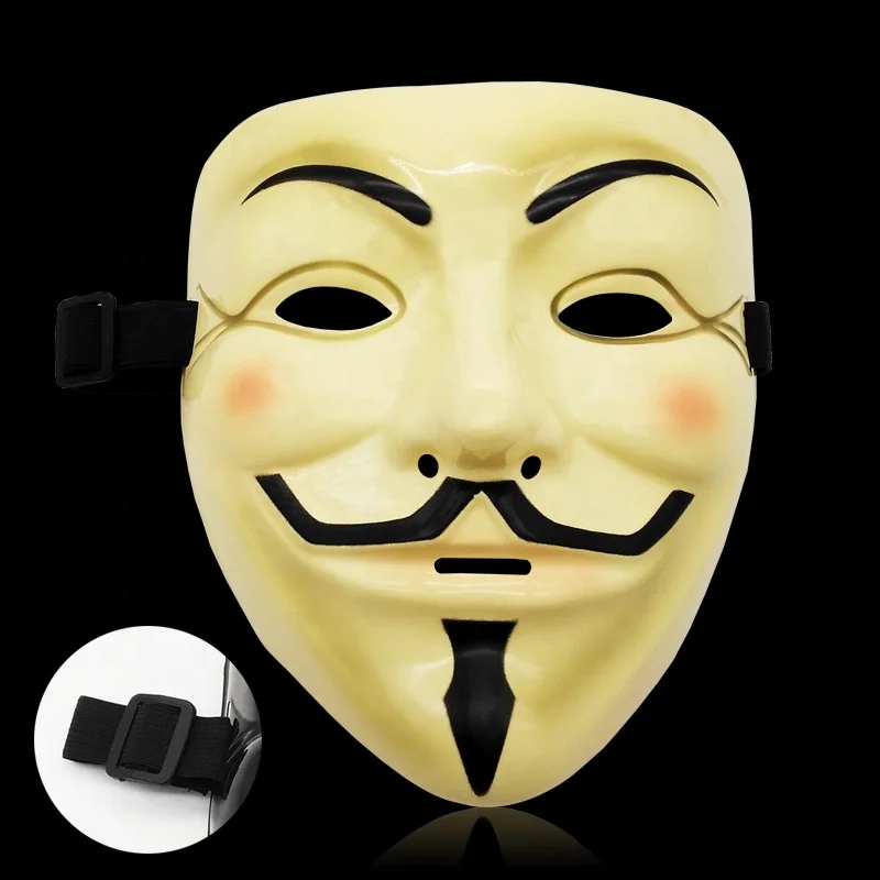 Wholesale V for Vendetta Masks - Halloween Hacker Style