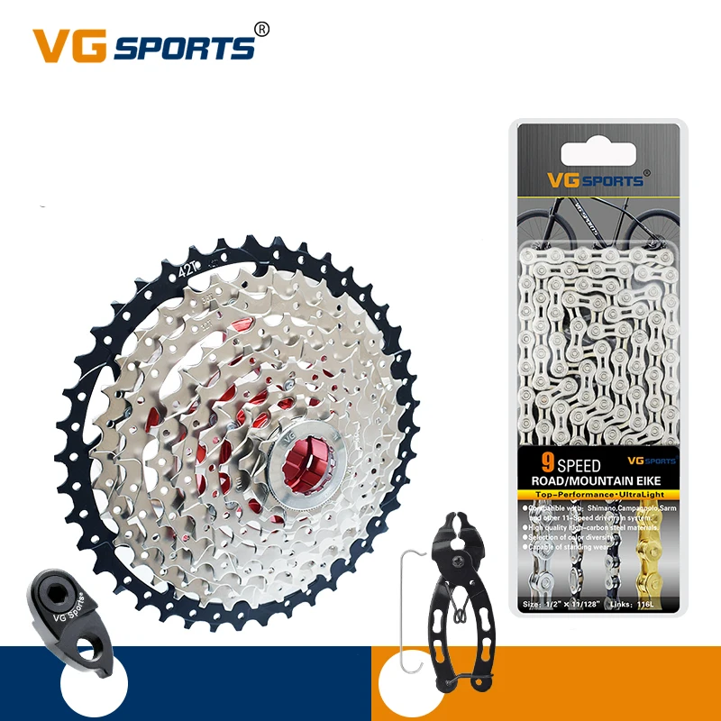 VG Sports Speed 11- 42T Bicycle Cassette Freewheel and Bike